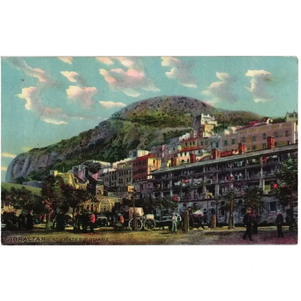 Gibraltar Casemates Square Postcard - Picture 1 of 2